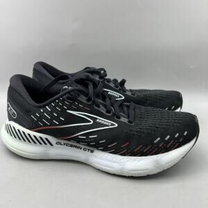 Brooks Glycerin GTS 20 Running Shoes Women Size 9.5 B Black Comfort Low Sneakers